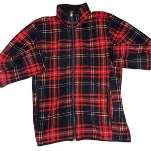 Uniqlo Women Printed Fleece Long Sleeve Full Zip Up Jacket